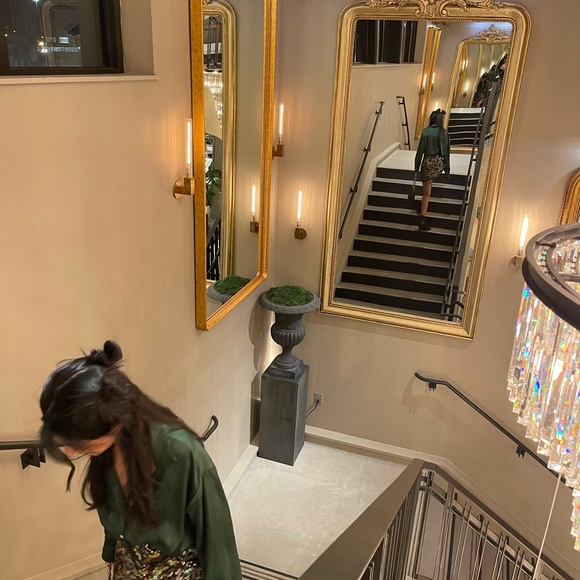 Zara green button down blouse XS - Picture 3 of 4